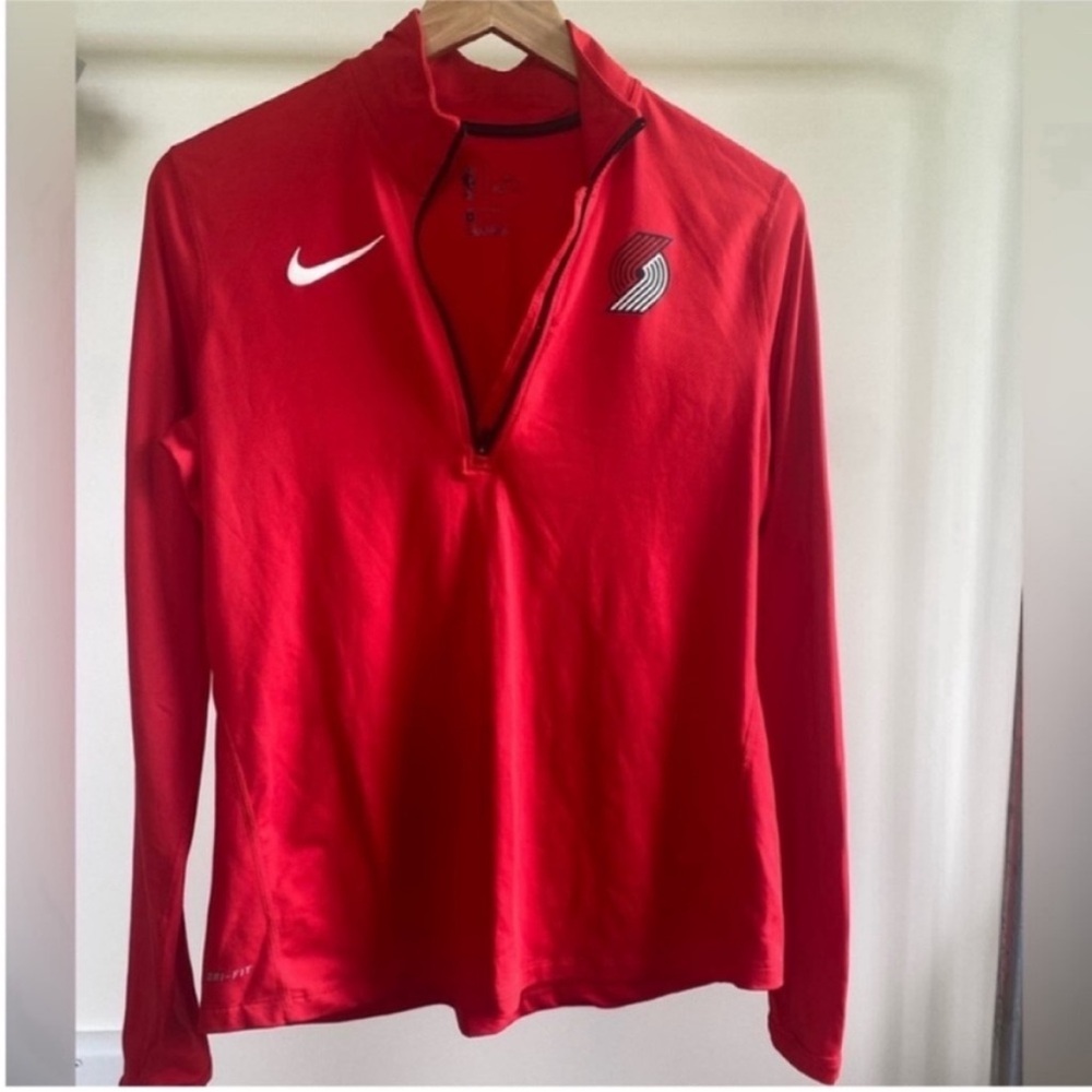 Nike 1/4 Zip Portland Trail Blazers Long Sleeve
